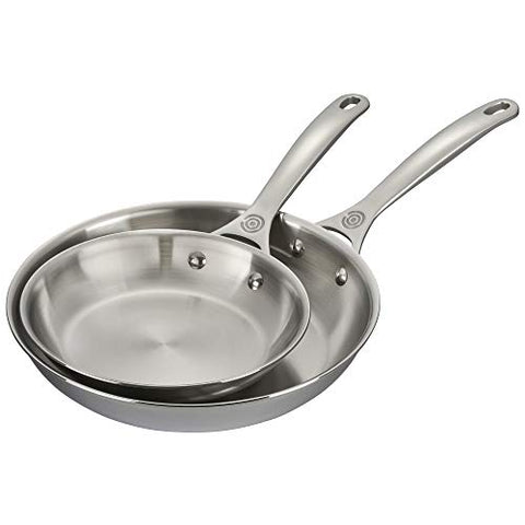 Stainless Steel Signature 2-Piece Fry Pan Set
