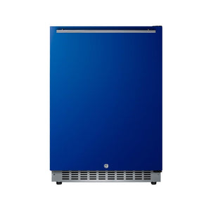 Summit 24" Built-In Refrigerator, 4.8 cu.ft., ADA Compliant, Undercounter, Blue, Stainless Steel - AL54B