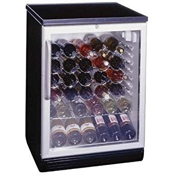 Summit SWC6GBLTB Wine Chiller Beverage Refrigerator, Glass/Black