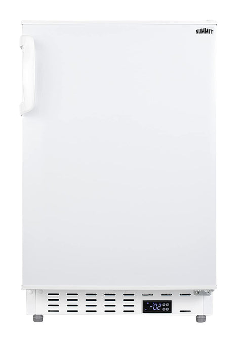 2.8 CU. FT. Manual DEFROST Upright Freezer in White, ADA Compliant