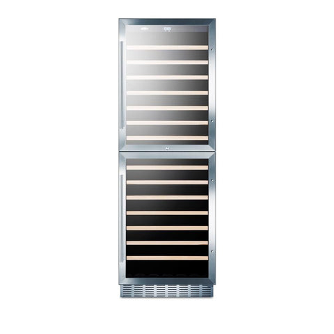 Summit SWC1875B Wine Chiller Beverage Refrigerator, Glass/Black