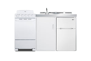 Summit 60" All-in-One Kitchenette, White- ACK60COILW