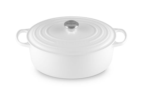Signature Oval Dutch Oven - White 8 qt.