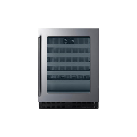 Summit 24” Built-In Wine Cellar, ADA Complaint, Stainless Steel - ASDW2412