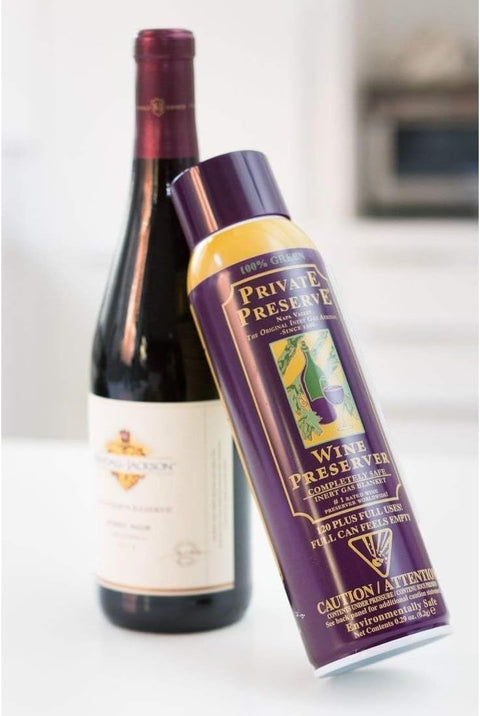 Wine Preservation System | 100% Green Gas Based | Suitable For All Wine, Port, Sake, Cognac, Whiskey, Fine Oil & Vinegar (Full Case of 12)