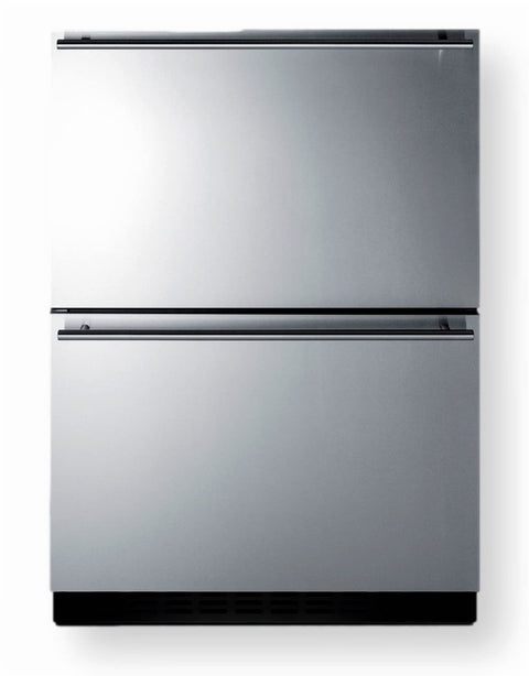 Summit 24” Outdoor Two Drawer Freezer, Stainless Steel -ADFD243OS