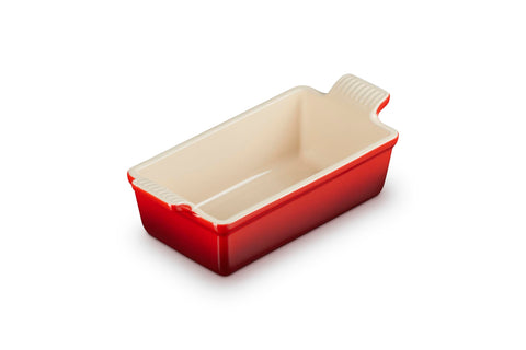 Le Creuset Stoneware Heritage Loaf Pan, 9" x 5" x 3" (1.5 qt.), Cerise