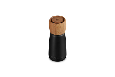 Le Creuset Stoneware Alpine Pepper Mill, 7", Licorice