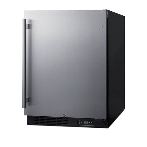 4.0 CU. FT. Upright Frost-Free Freezer in Stainless Steel ADA Height