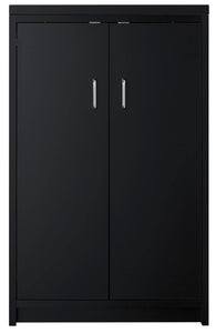 Summit Appliance CWC1ADA 21.5" Wide Storage Cabinet, Black; ADA Compliant Height; Removable Shelves; French Door Swing; 4 Leveling Legs; Ships Fully Assembled