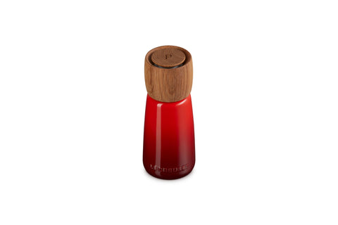 Le Creuset Stoneware Alpine Pepper Mill, 7", Cerise