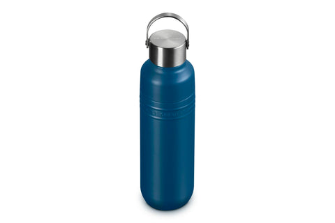 Le Creuset Stainless Steel On The Go Water Bottle, 16 oz., Deep Teal