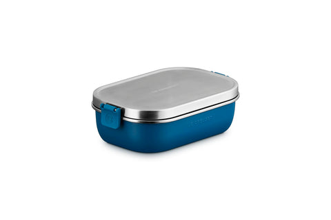 Le Creuset Stainless Steel On The Go Lunch Box, 30 oz., Deep Teal