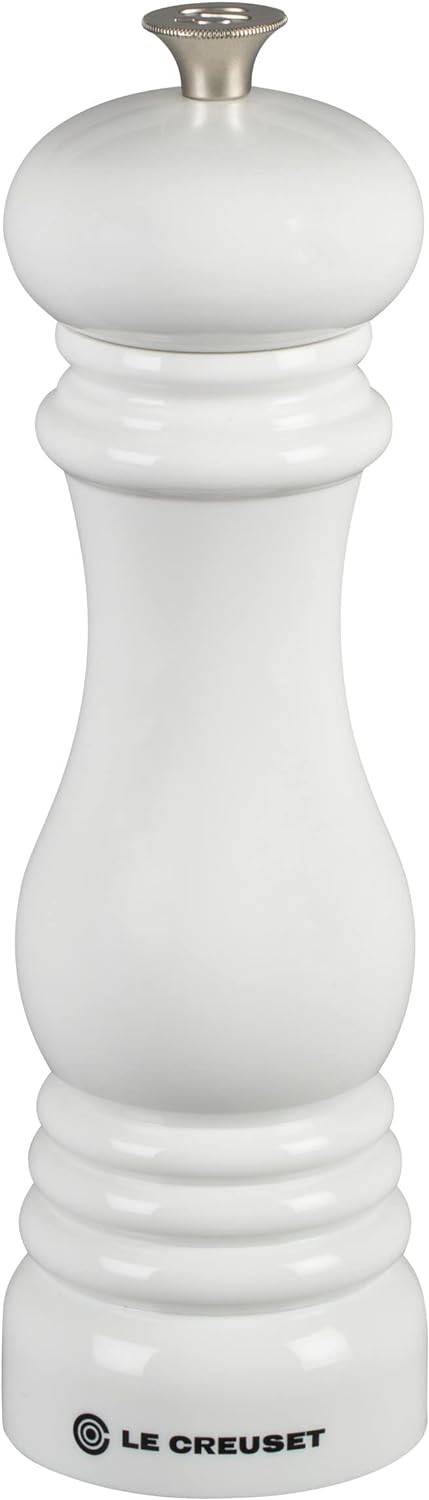 Pepper Mill - White 8" x 2 1/2"