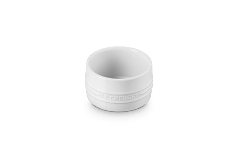 Le Creuset Stoneware Round Straight Wall Ramekin, 7 oz., White