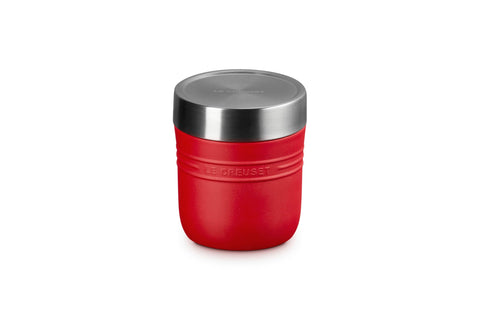 Le Creuset Stainless Steel On The Go Food Jar, 16 oz., Cerise