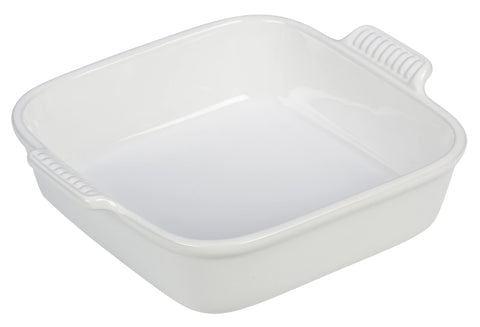 Heritage Square Dish - White 3 qt. (9")