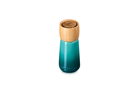 Le Creuset Stoneware Alpine Pepper Mill, 7", Riviera
