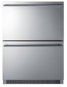 Summit 24” Two-Drawer Freezer, Panel Ready - ADFD2D* 24PNR