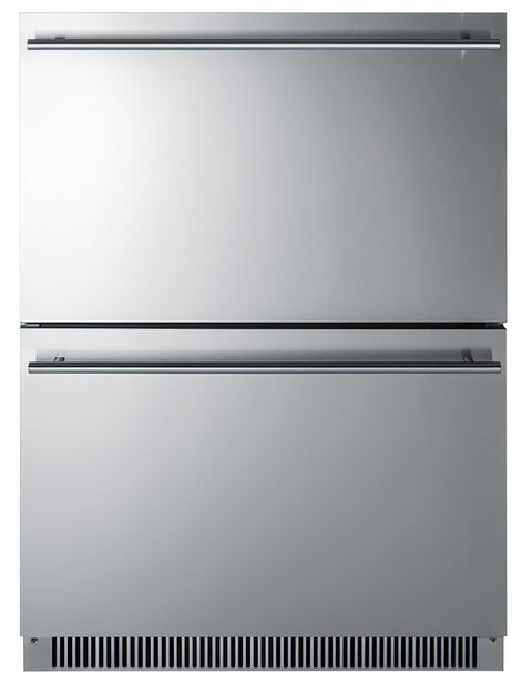 Summit 24” Two-Drawer Freezer, Panel Ready - ADFD2D* 24PNR