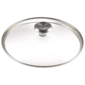 9 1/2" Glass Lid with Stainless Steel Knob (fits TNS & SS) 9.5"