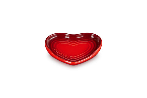 Le Creuset Stoneware Heart Shaped Spoon Rest, 5", Provence