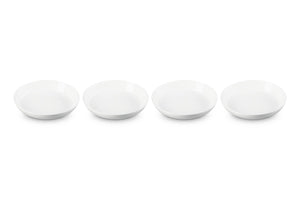 Le Creuset Stoneware Set of 4 Pasta Bowls, 8.5" each, White