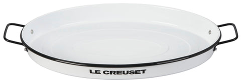 Le Creuset Enamel on Steel Serving Tray, 20", White
