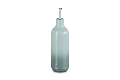 Le Creuest Stoneware Signature Oil Cruet, 20 oz., Sea Salt