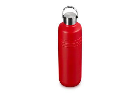 Le Creuset Stainless Steel On The Go Water Bottle, 33 oz., Cerise