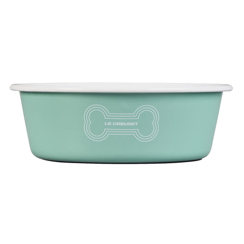 Le Creuset Enamel on Steel Medium Dog Bowl, 4 Cups, Red