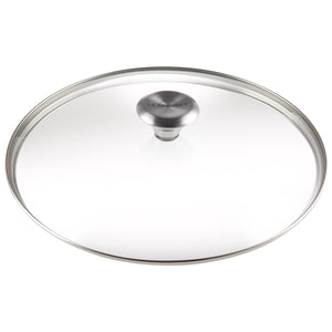 12" Glass Lid with Stainless Steel Knob (fits TNS & SS) 12"