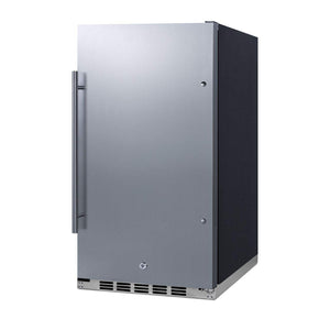 Summit 19" Summit Refrigerator, Stainless Steel - FF195H34