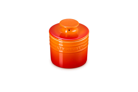 Le Creuset Stoneware Butter Crock, 6 oz., Flame