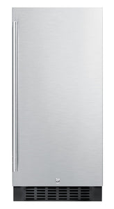 Summit 15” Refrigerator, Built-in Capable, Outdoor Refrigerator, 3.0 cu.ft.Capacity, Stainless Steel- SPR316OS