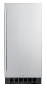 Summit 15” Refrigerator, Built-in Capable, Outdoor Refrigerator, 3.0 cu.ft.Capacity, Stainless Steel- SPR316OSCSS