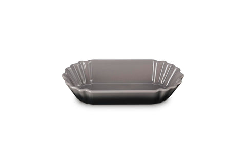 Le Creuset Stoneware Bistro Boat, 14 oz. (8.5" L x 4" W x 1.7" D), Oyster