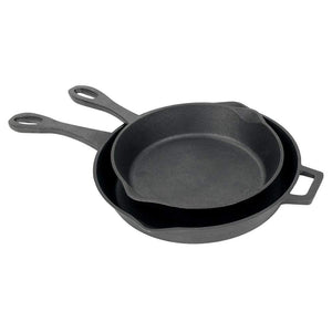 Bayou Classic 7451 2 Piece Skillet Set - 10 & 12 in.