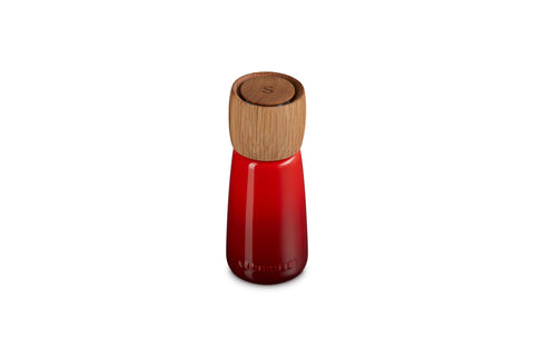 Le Creuset Stoneware Alpine Salt Mill, 7", Cerise