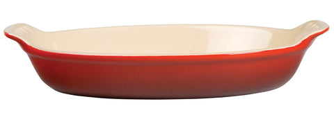 Heritage Oval Au Gratin Dish - Cerise