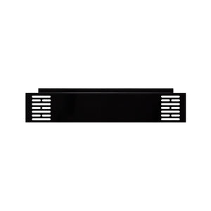 Summit 24" Wall Oven Gap Filler, Black,