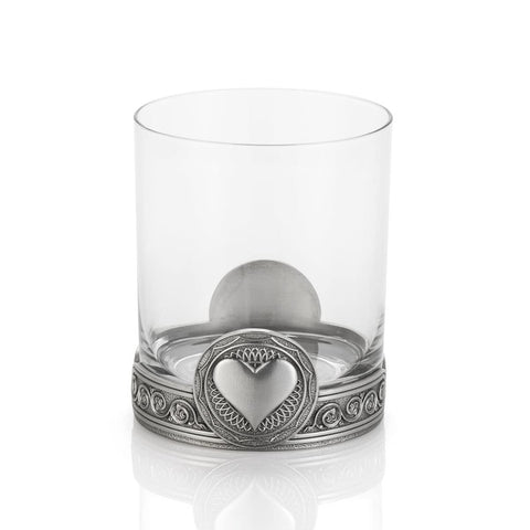 HEARTS WHISKEY TUMBLER