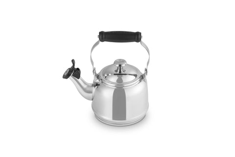 Le Creuset Demi Tea Kettle with Metal Finishes, 1.25 qt., Stainless Steel