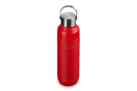 Le Creuset Stainless Steel On The Go Water Bottle, 16 oz., Cerise
