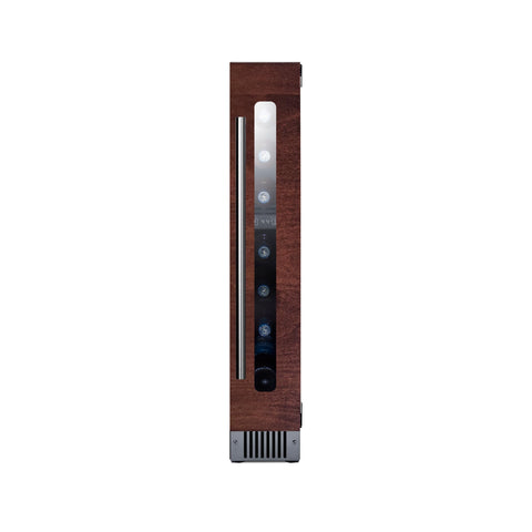 Summit 6” Built-in Wine Cellar, 7 Bottle Capacity, Panel Ready*, Glass Door- SWC008PNR (*Panels Not Included) (Right Hand Door)