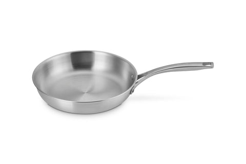 Le Creuset Essential Stainless Steel Shallow Round Fry Pan, 10 "