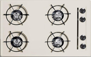 Summit SNL05P Cooktop, Bisque