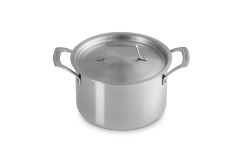 Le Creuset Stainless Steel Essential Stockpot, 4qt
