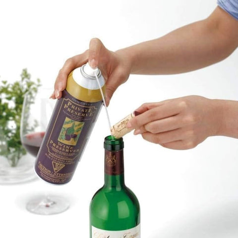 Private Preserve Wine Preservation System | 100% Green Gas Based | Suitable for all Wine, Port, Sake, Cognac, Whiskey, Fine Oil and Vinegar