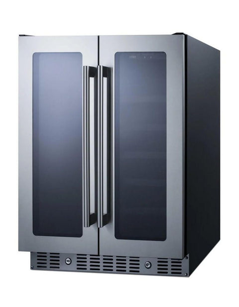 Summit 24-Inch ADA Built-In Dual Zone Beverage Center - ALFD24WBV